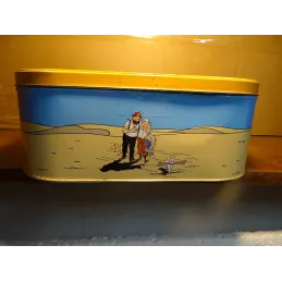 BOITE TINTIN ET MILOU 25CM X21.50CM