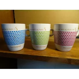 3 TASSES SENSEO  HT 8.80CM