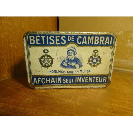 BOITE BETISES DE CAMBRAI 10.60CM X7CM X3.20CM