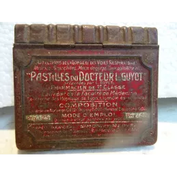 BOITE  PASTILLES  DU DOCTEUR  GUYOT 9CM X 8CM X1.2CM