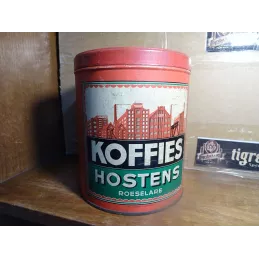 BOITE KOFFIES HOSTENS  HT 18CM  DIAMETRE 15.30CM