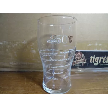 1 VERRE GUINNESS 25CL COLLECTOR  250ANS  HT 12.50CM