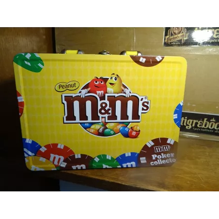 BOITE VALISE   M&Ms POKER COLLECTOR  23.50CM X17CM X9CM