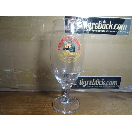 6 VERRES MORETTI 50CL HT 21.80CM