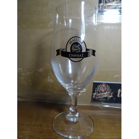 1 VERRE BRASSERIE CHANAZ 25CL HT.18.40CM