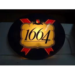 ENSEIGNE KRONENBOURG 1664  42CM X34CM