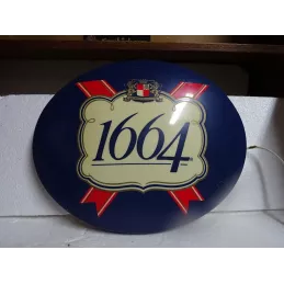 ENSEIGNE KRONENBOURG 1664  42CM X34CM
