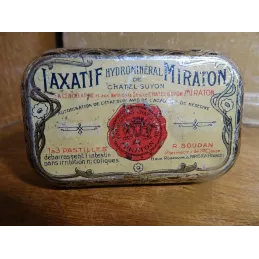 BOITE PASTILLES MIRATON  CHATEL-GUYON 8.50CM X5.40CM X2CM