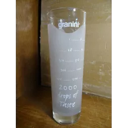 6 VERRES GRANINI  TUBO  HT 17.40CM