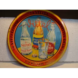PLATEAU VITTEL  EN TOLE  DIAMETRE 30CM