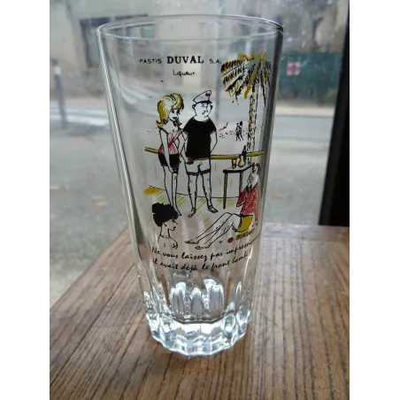 1 VERRE DUVAL COLLECTOR  HT 12CM