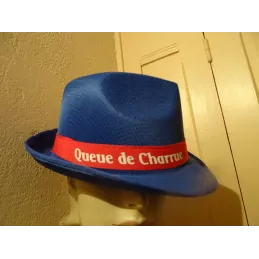 CHAPEAU  QUEUE DE CHARRUE  BLEU TAILLE 59