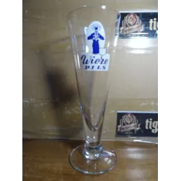 1 VERRE WIEZE PILS 25CL HT.21.50CM