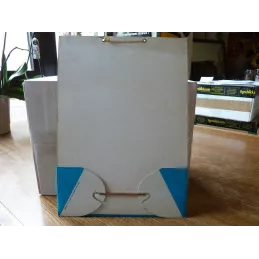 CARTON RICARD JAUNE  AVEC POCHETTE 33.50CMX24CM