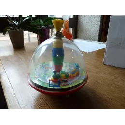 ANCIENNE TOUPIE  HT 23CM