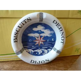 CENDRIER  BISCUIT  PERNOT DIJON  DIAMETRE  13.50CM