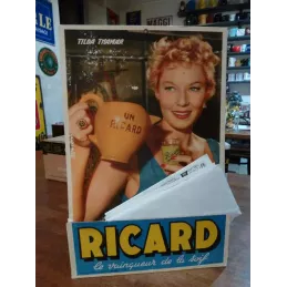 PORTE COURRIER  RICARD  46.50CM X30.50CM ANNEE 1960