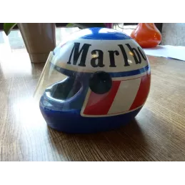 CENDRIER MARLBORO EN FORME DE CASQUE DE MOTO  14CM X10.50CM