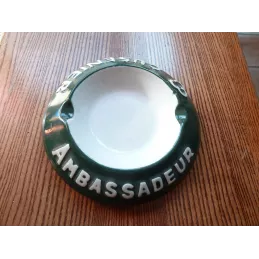CENDRIER  CUSENIER  AMBASSADEUR  DIAMETRE 14CM
