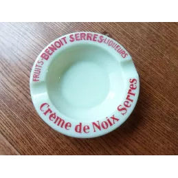 CENDRIER BENOIT SERRES EN OPALINE DIAMETRE 10CM