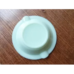 CENDRIER BENOIT SERRES EN OPALINE DIAMETRE 10CM