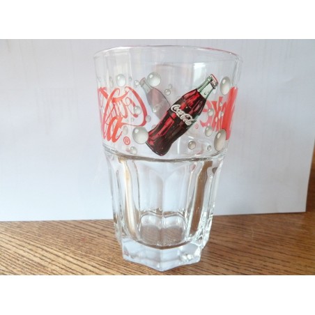 6 VERRES COCA-COLA COKE  27CL HT 12.10CM