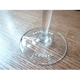 6 VERRES COGNAC CASTILLON  12CL HT 13.50CM