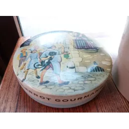 BOITE AU PIERROT GOURMAND  PARIS DIAMETRE 11.50CM EPAISSEUR 3CM