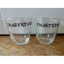 2 VERRES CHARTREUSE 8CL