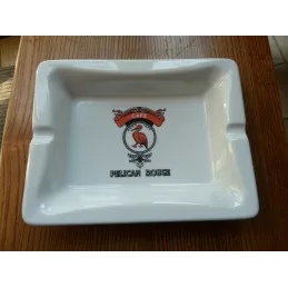CENDRIER CAFE PELICAN  ROUGE  19CM X15CM