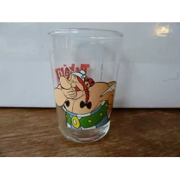 1 VERRE  AMORA  ASTERIX HT 9.50CM ANNEE 2012