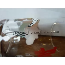 1 VERRE  AMORA  ASTERIX HT 9.50CM ANNEE 2012