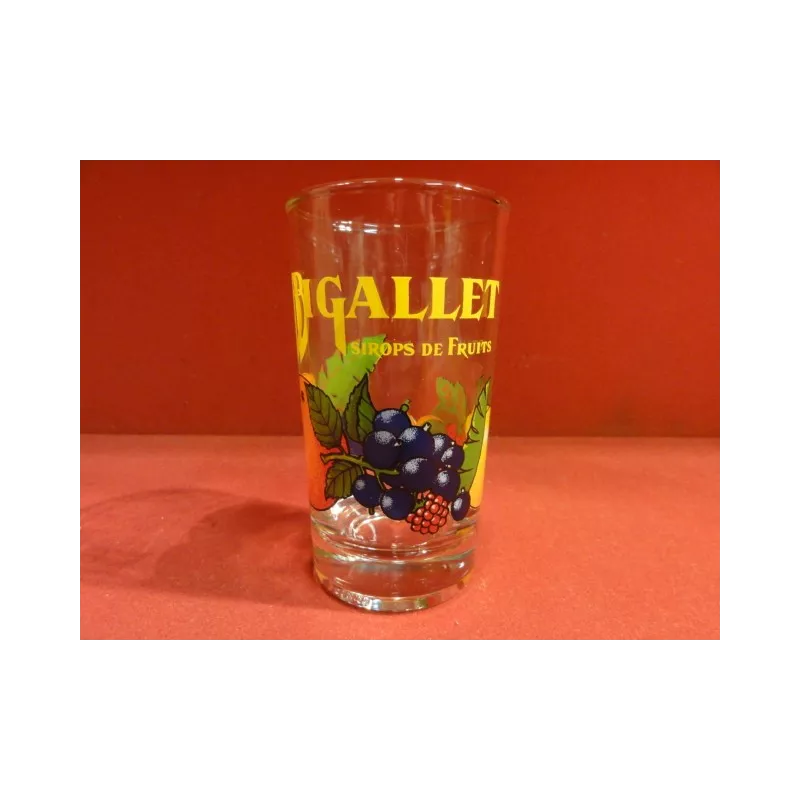 6 VERRES SIROP BOGALLET 20CL