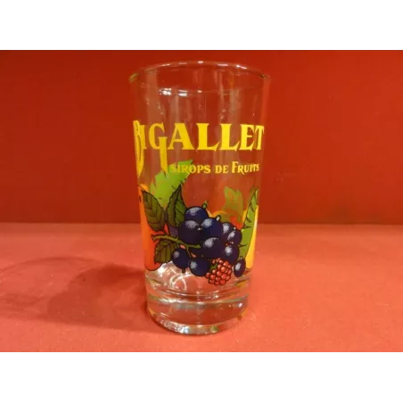 6 VERRES SIROP BOGALLET 20CL