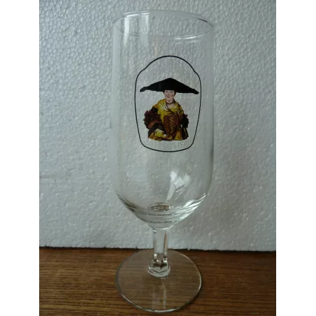 1 VERRE FISCHER LA BELLE STRASBOURGEOISE  25CL HT.17.60CM