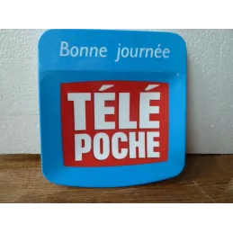 RAMASSE-MONNAIE  TELE POCHE 19CM X17.80CM
