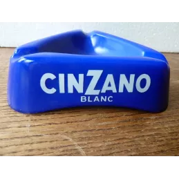 CENDRIER CINZANO BLANC 14.50CM X14.50CM X14.50CM