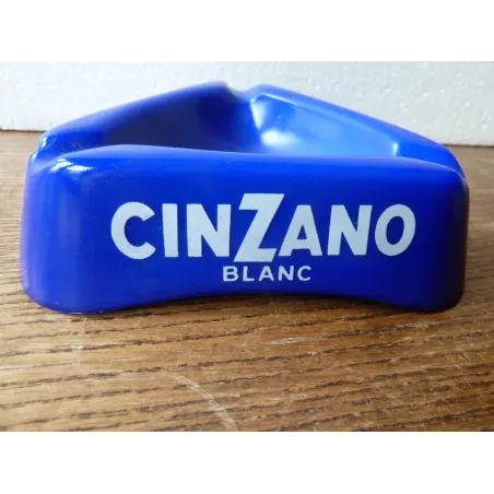 CENDRIER CINZANO BLANC 14.50CM X14.50CM X14.50CM