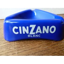 CENDRIER CINZANO BLANC 14.50CM X14.50CM X14.50CM