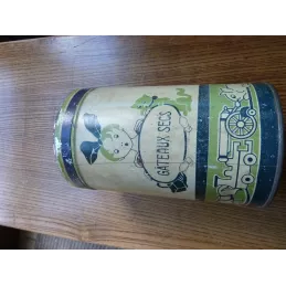 BOITE  ELESCA  CHOCOLAT AU LAIT PULVERISE HT 17.60CM DIAMETRE 10.80CM