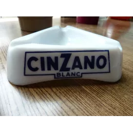CENDRIER CINZANO DRY  14CM X14CM X14CM
