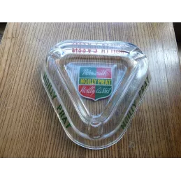CENDRIER NOILLY PRAT  EN VERRE  16.50CM X16.50CM X16.50CM