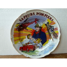 ASSIETTE SAPEURS POMPIERS...