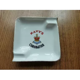 CENDRIER NAVY'S CORONATION 10.80CM X10.80CM