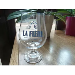 1 VERRE  LA FIERE  25/33CL  HT 15.40CM