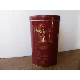 BOITE CAFE MAXIM'S DE PARIS 11CM X7.70CM HT 18.50CM