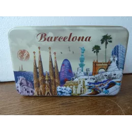 BOITE BARCELONA  19.20CM X12.20CM X 5CM