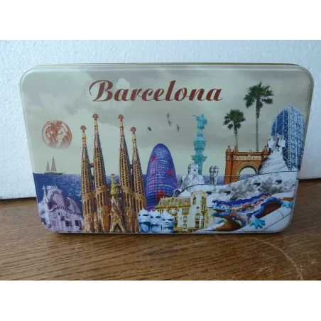 BOITE BARCELONA  19.20CM X12.20CM X 5CM