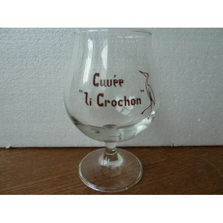 1 VERRE CUVEE LI CROCHON 25CL HT 15.20CM