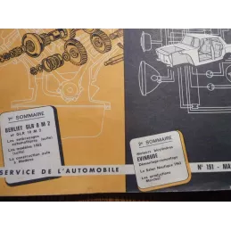 REVUE TECHNIQUE AUTOMOBILE BERLIET GLR 8M2   MARS 1962  N° 191